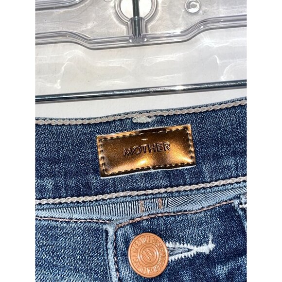 MOTHER The Insider Crop Step Chew  Jenas Size 25 Womens - Dancing on Coals - Picture 5 of 14